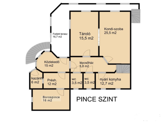 Csopakon, patakparti nívós ingatlan eladó!