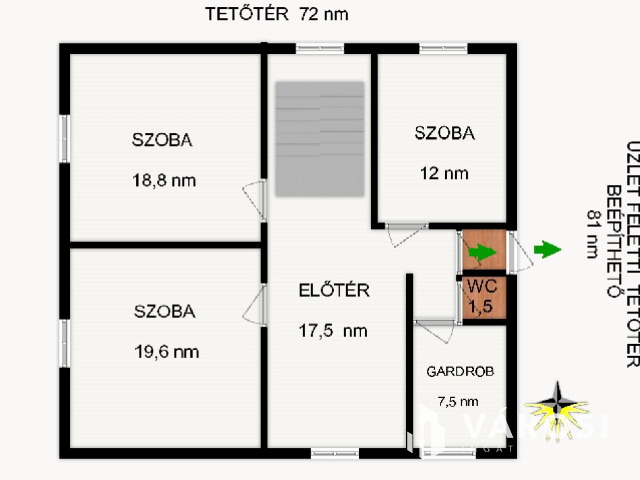 Mindszent központjától 5 perc sétára.
