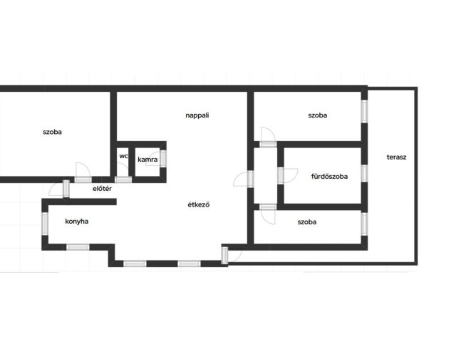 Tágas otthon, gyönyörű  kerttel és nagy terasszal eladó