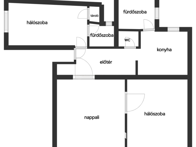 Napfényes és stílusos lakás a Belgrád rakparton