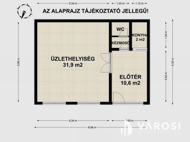 Belvárosi üzlethelyiség eladó!